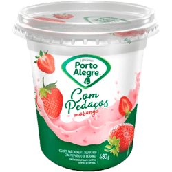IOGURTE PORTO ALEGRE POTE 480G MORANGO